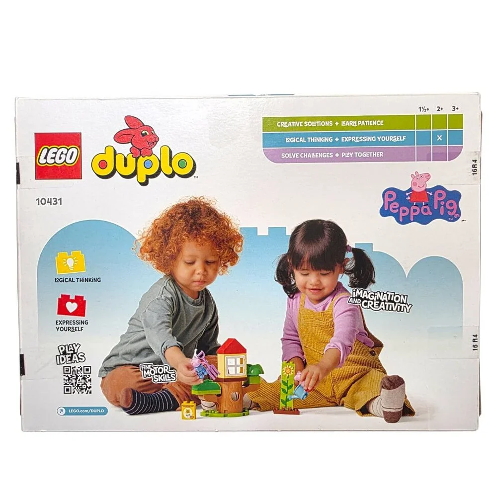 Lego Duplo 10431 Peppa Pig Garden and Tree House 20 pcs Logical Thinking SEALED